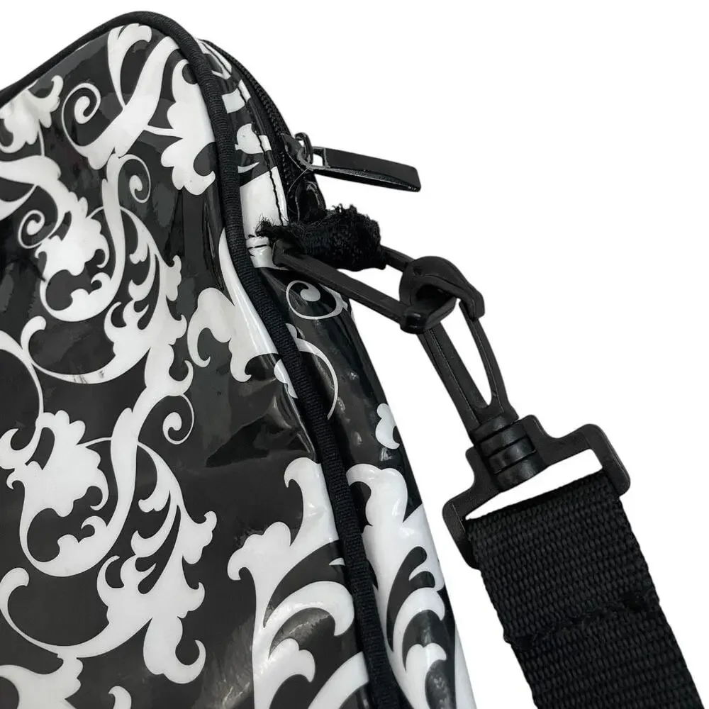 Paperchase Black & White Damask Padded Laptop Computer Case
